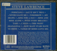 Preview: Steve Lawrence (CD) Preview: Steve Lawrence (CD)