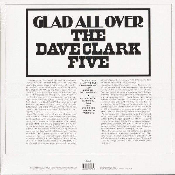 Glad All Over (LP, colored Viny, Ltd.)