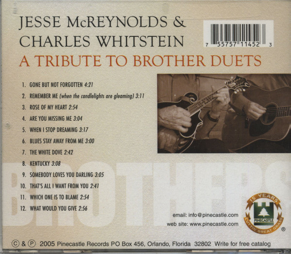 A Tribute To Brother Duets (CD)