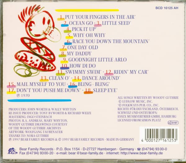 Children Songs Of Woody Guthrie (CD)