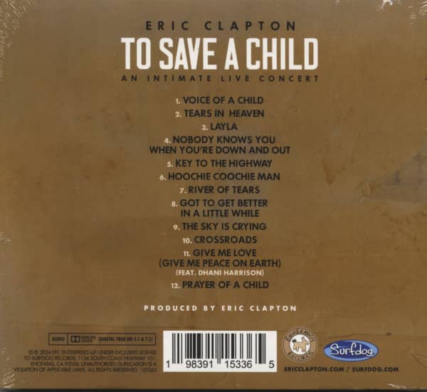 To Save A Child (CD + Blu-Ray)