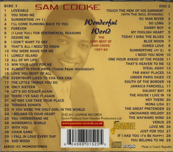 Wonderful World - The Very Best Of Sam Sooke 1957-60 (2-CD)