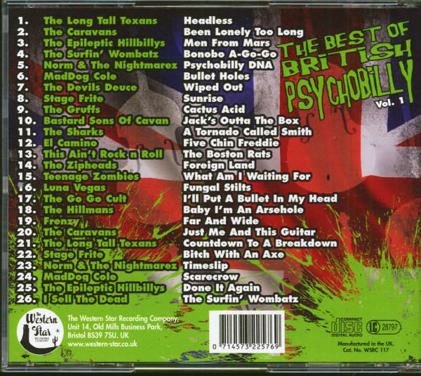 The Best Of British Psychobilly Vol.1 (CD)