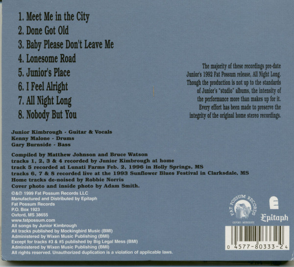 Meet Me In The City (CD)