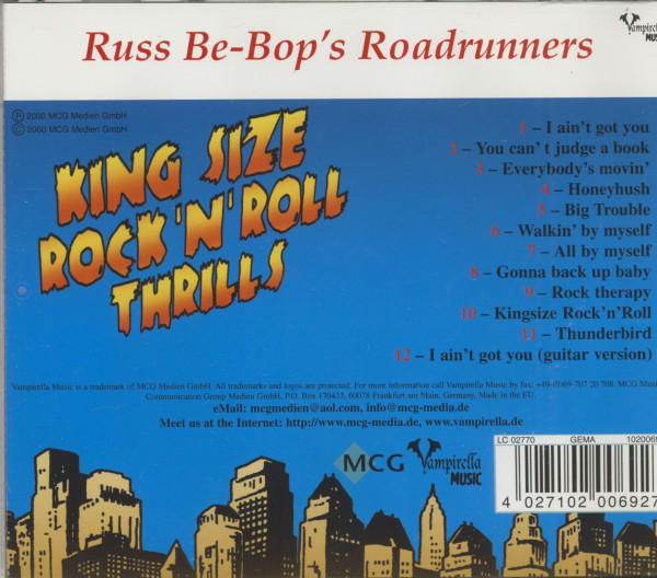 King Size Rock'n'Roll Thrills (CD)