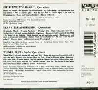 Preview: Die Blume Von Hawaii - Der Vetter Aus Dingsda - Wiener Blut - Operetten-Querschnitte (CD) Preview: Die Blume Von Hawaii - Der Vetter Aus Dingsda - Wiener Blut - Operetten-Querschnitte (CD)