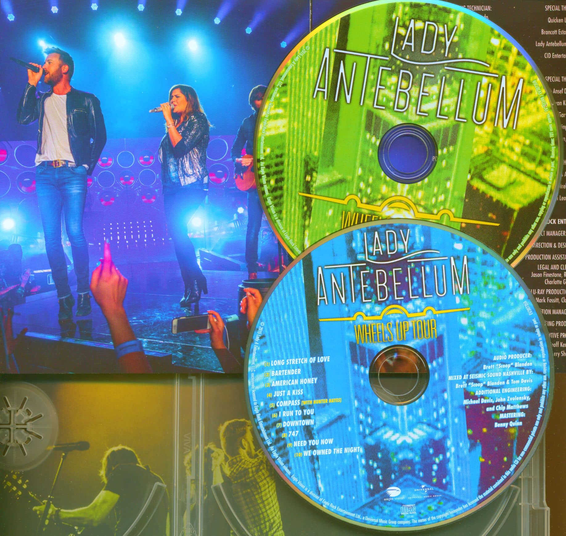 Lady Antebellum CD: Wheels Up Tour 2015 (CD+DVD) - Bear Family Records