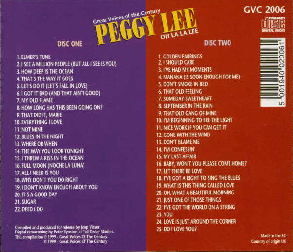Oh La La Lee (2-CD)