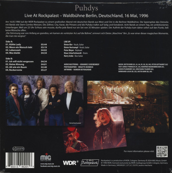 Live At Rockpalast 1996 (LP)