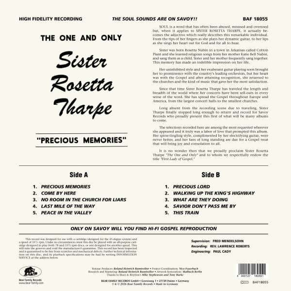 Precious Memories (LP, 180gram Vinyl)