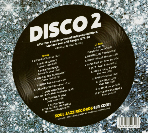 Disco 2 - Idenpendent Disco, Modern Soul And Boogie (2-CD)