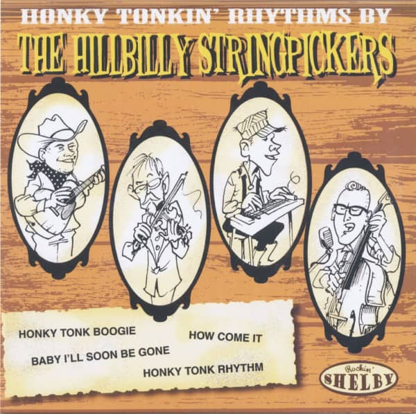 Honky Tonkin' Rhythms By The Hillbilly Stringpickers (7inch, 45rpm, EP, PS) Honky Tonkin' Rhythms By The Hillbilly Stringpickers (7inch, 45rpm, EP, PS)