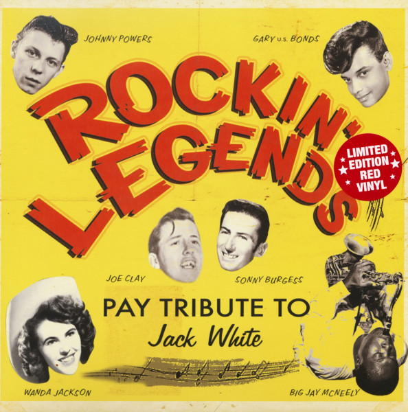 Rockin Legends Pay Tribute to Jack White (LP, Colored Vinyl, Ltd.) Rockin Legends Pay Tribute to Jack White (LP, Colored Vinyl, Ltd.)