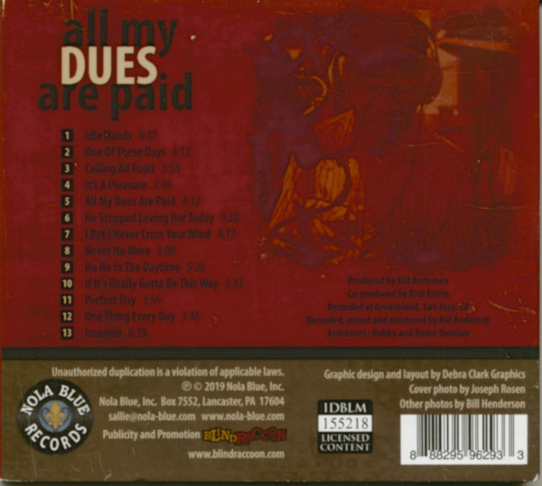 All My Dues Are Paid (CD)