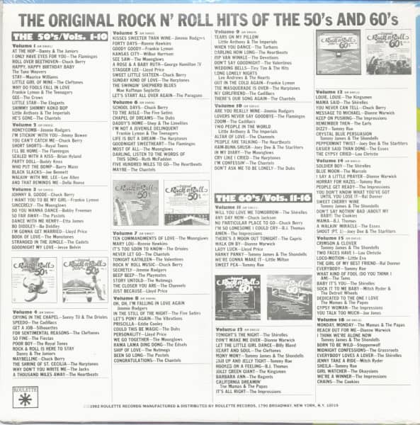 The Original Rock N' Roll Hits Of The 50's Vol.10 (LP)