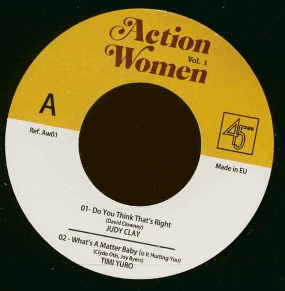 Action Women Vol.1 - A female Soul Rhythm&Blues Explosion! (7inch, 45rpm, EP)