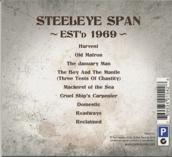 EST'D 1969 (CD)