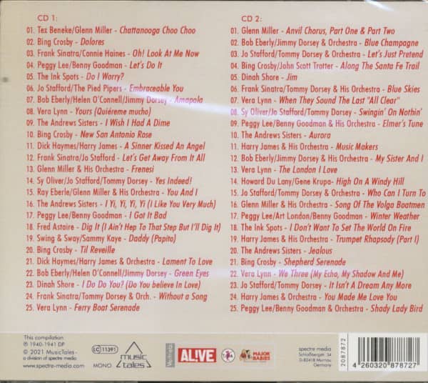 The Hits Of The Year 1941 - 50 Original Recordings (2-CD)