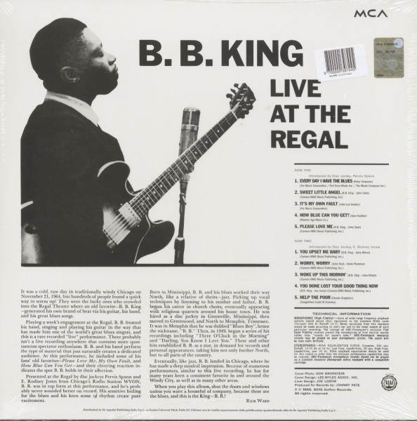 Live At The Regal (LP, 180g Vinyl)