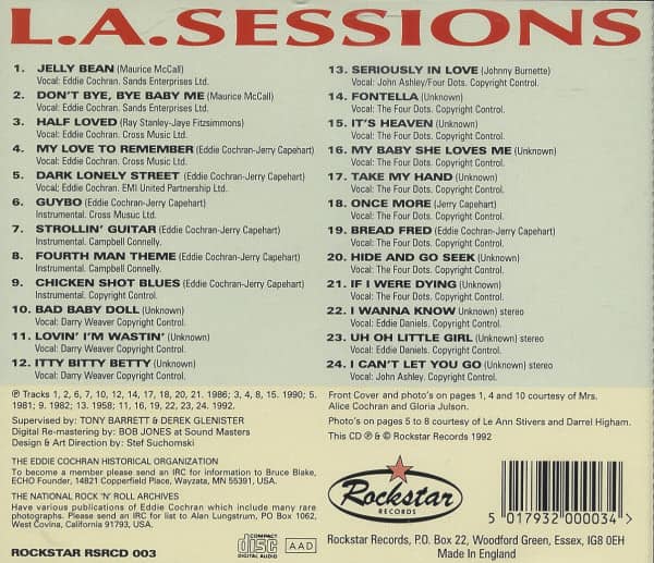 L.A. Sessions (CD)
