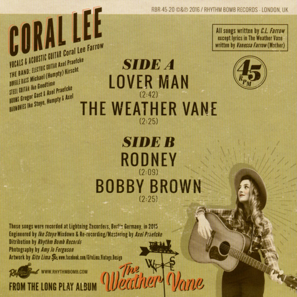 Coral Lee (EP, 7inch, 45rpm)