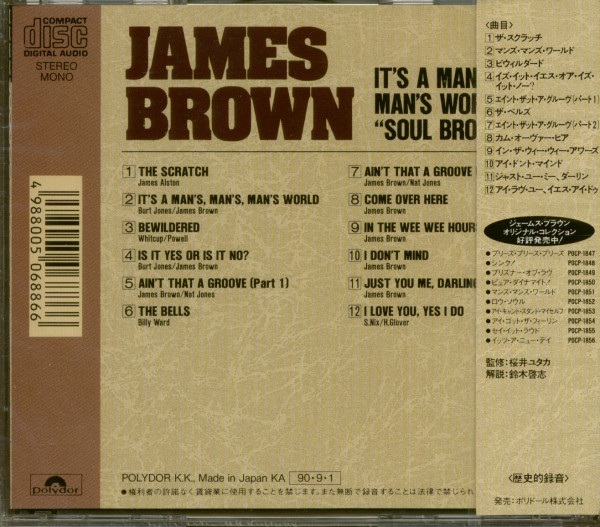 It's A Man's, Man's, Man's World (CD, Japan)