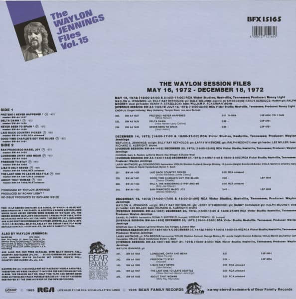 The Waylon Jennings Files, Vol.15 (LP)