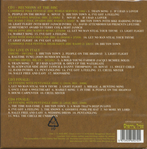 Reunions - Live & BBC Sessions 1982 - 2011 (4-CD Box)