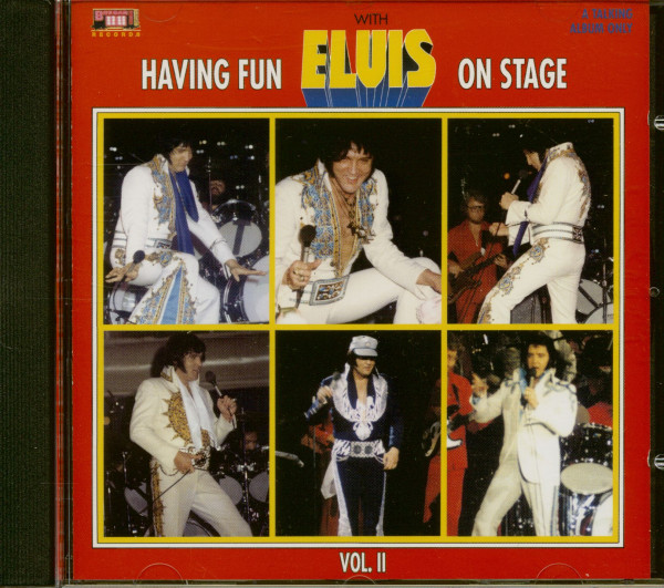 Elvis Presley CD Having Fun With Elvis On Stage Vol 2 CD Bear Family Records
