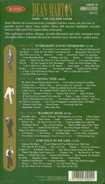 Dino - The Golden Years (4-CD Digibook)