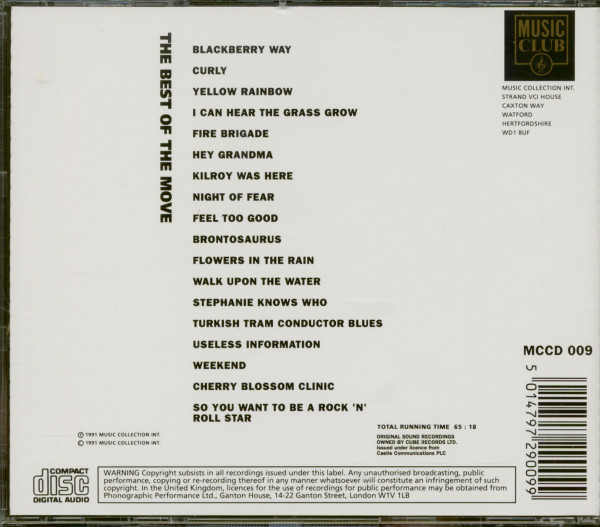 The Best Of The Move (CD)