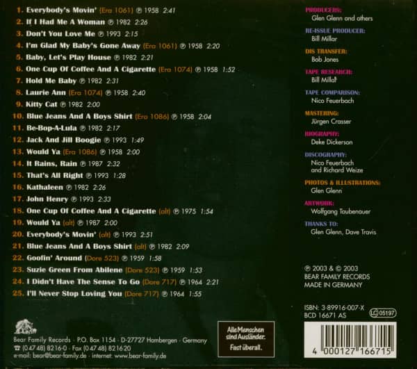 Glen Rocks (CD, autographed, Ltd.)