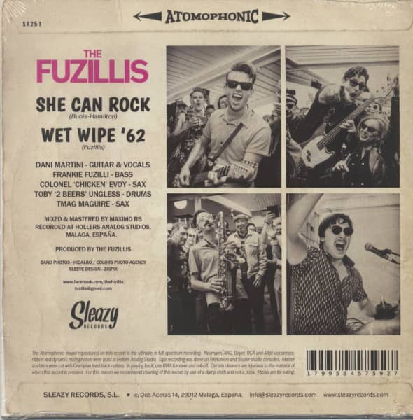She Can Rock - Wet Wipe '62 (7inch, 45rpm)
