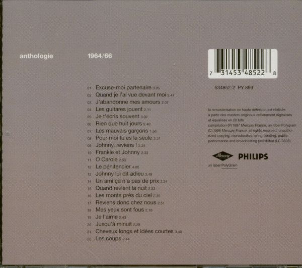 Anthologie 1964-1966 (CD)
