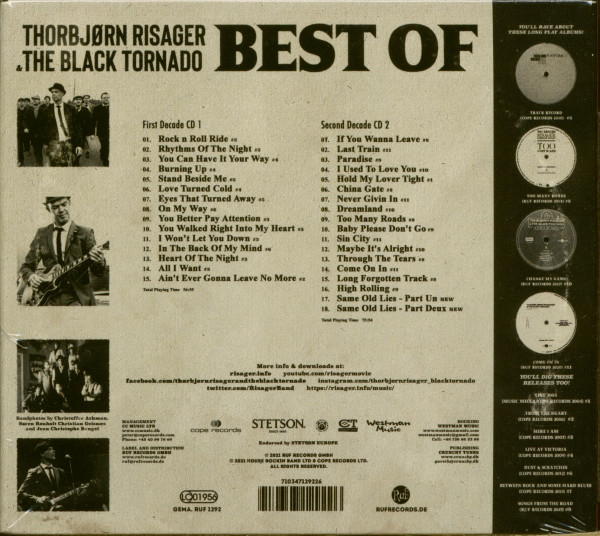 Best Of Thorbjørn Risager & The Black Tornado (2-CD)