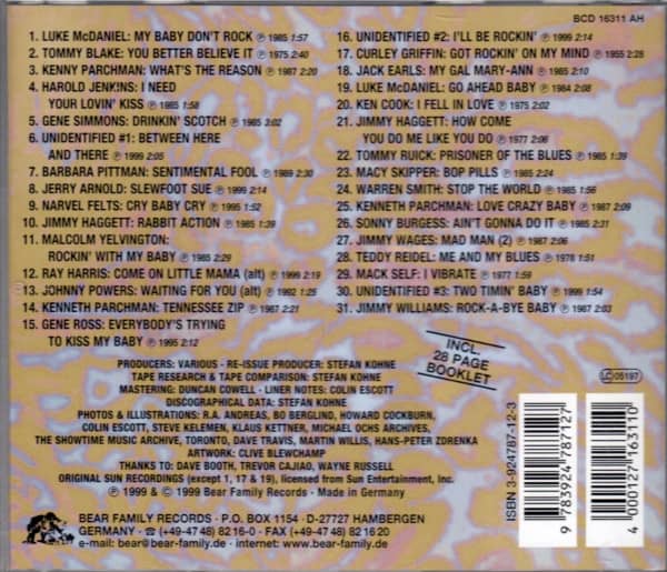 Vol.16 - Rockabilly From The Vaults Of Sun Records (CD)