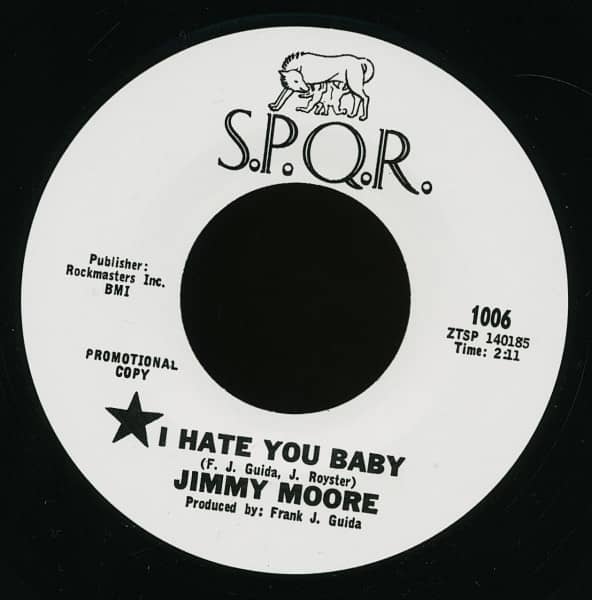 I Hate You Baby - Church Street Sally (7inch, 45rpm)