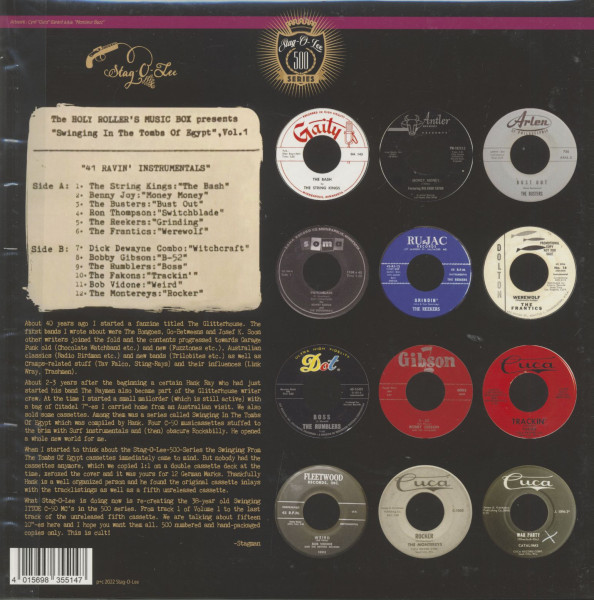 Swinging In The Tombs Of Egypt Vol.1 (LP, 10inch, Ltd.)