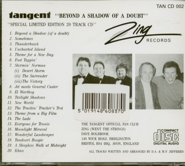 Beyond A Shadow Of A Doubt (CD Album)