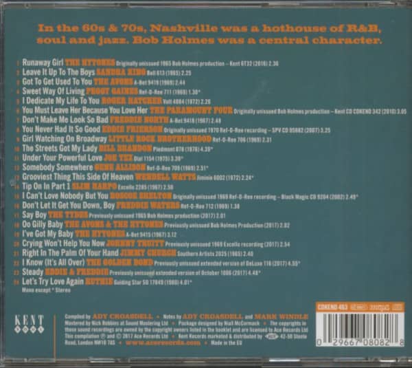 Bob Holmes' Nashville Soul (CD)