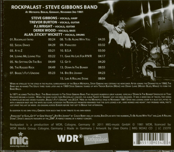 Live At Rockpalast (CD)