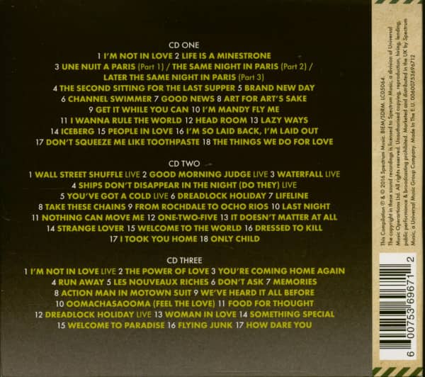 I'm Not In Love - The Essential (3-CD)