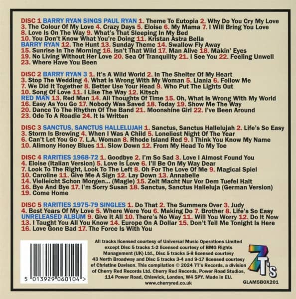 The Albums 1969-1979 (5-CD)