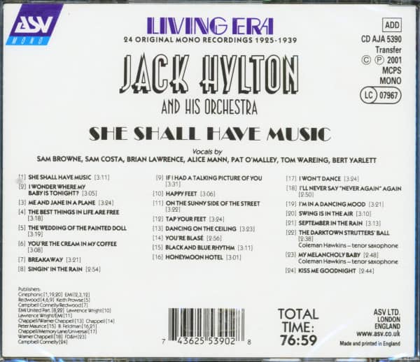 She Shall Have Music (CD)