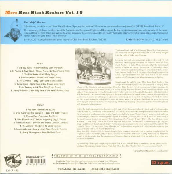 More Boss Black Rockers Vol.10 - Lonely Lonely Train (LP + CD)