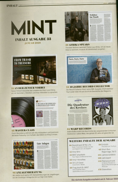 Mint Magazin #33, 01/20