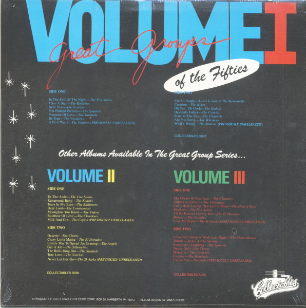 Great Groups Of The Fifties Volume I (LP)
