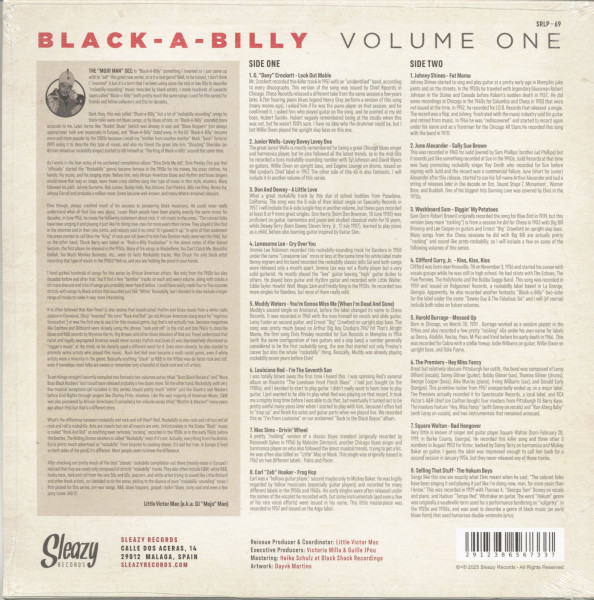 Black A Billy Vol.1 (LP)