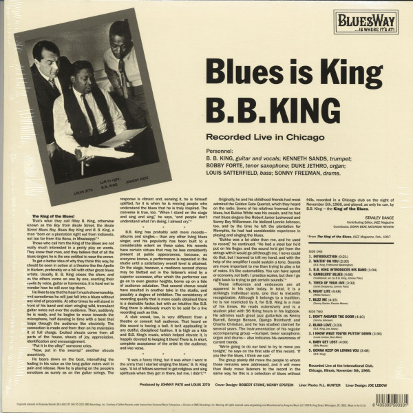 Blues Is King (LP, 140g Vinyl)