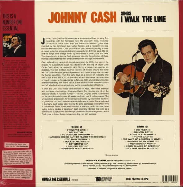 Johnny Cash Sings I Walk The Line (LP, 180g Vinyl)